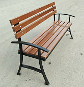 Скамейка лавка скамья лавочка садовая парковая Вояж 1,5 метра